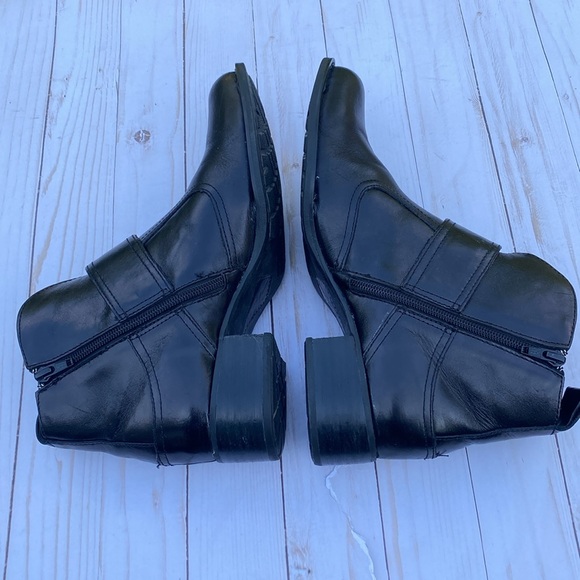 Born Crown Black Motorcycle Boots Womens - Picture 4 of 10